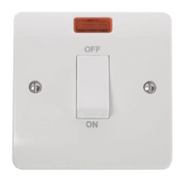 CMA501  Mode 45A 1 Gang Single Cooker Switch With Neon